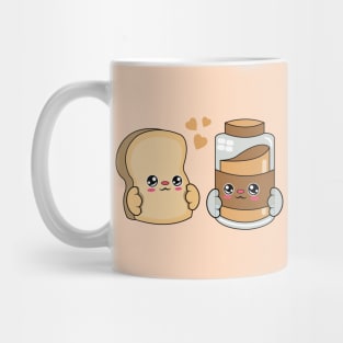 All i need is bread and peanut butter, Kawaii bread and peanut butter. Mug